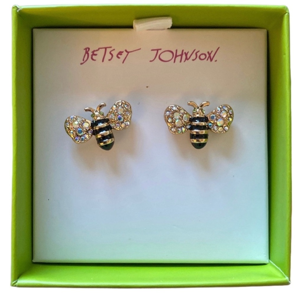 NWT 2pc Betsey Johnson What’s the Buzz 🐝 Bee purse or backpack convertible bag - Picture 6 of 15